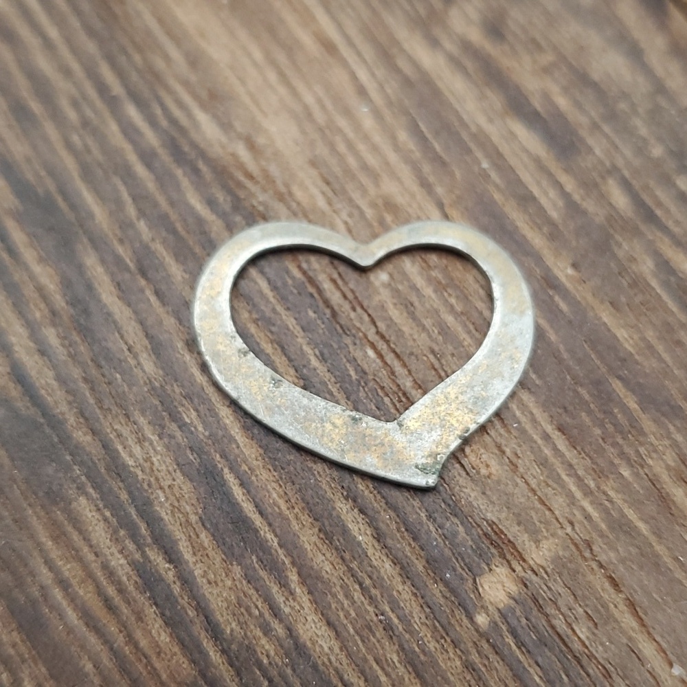 Calligraphy heart‎ necklace pendant